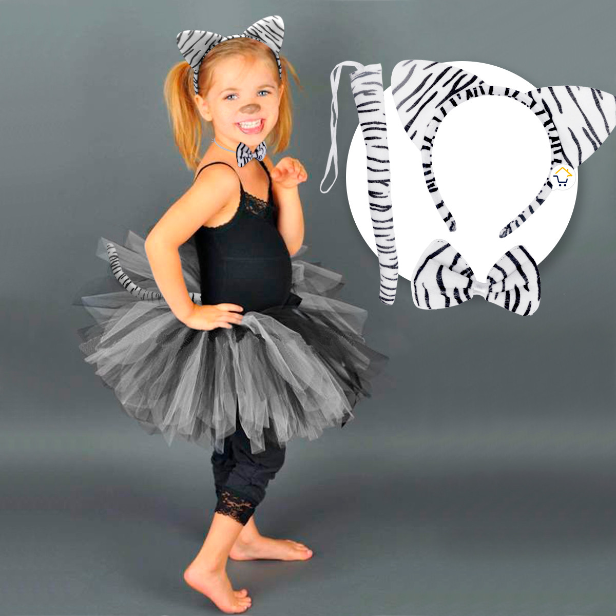 Miniatura 6 de Kit Accesorios Cebra Disfraz OD523